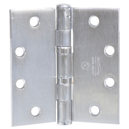 Mckinney Oil Bearing Butt Hinge, 4-1/2" x 4-1/2", US26D, ElectroLynx, STD TA2714 4-1/2X4-1/2 26D POE